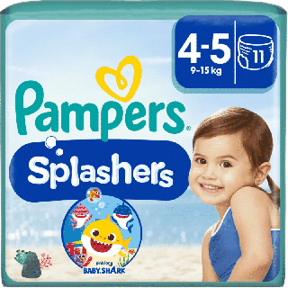 Pampers Splashers plienky do vody 4-5 (9-15 kg) 11 ks