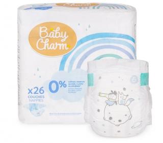 Plienky Baby Charm Super Dry Flex veľ. 6 XL, 13-18 kg, 26 ks
