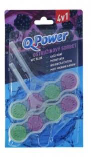 Q-Power Tuhý WC záves Ostružinový sorbet 2ks