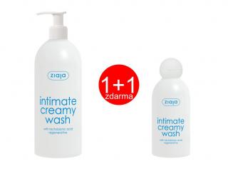 Sada intima  krémová intimní hygiena regenerační s kyselinou laktobionovou 500ml + 200ml