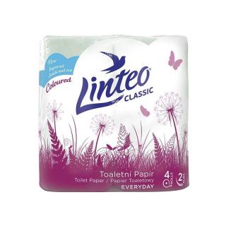 Toaletný papier Linteo, 2 vrstvový, 4 rolky, classic