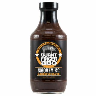 Burnt Finger Smokey KC BBQ sauce 558g