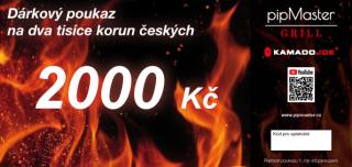 Dárkový poukaz v hodnotě 2000 Kč