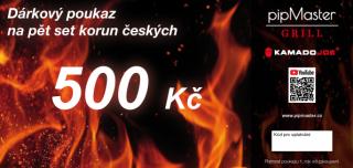 Dárkový poukaz v hodnotě 500 Kč