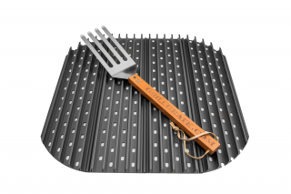 Grilovací rošt GRILLGRATE pro grily Kamado +57cm (Grilovací rošt GRILLGRATE pro grily Kamado +57cm s grilovací obracečkou)