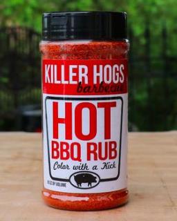 KILLER HOGS  THE HOT BBQ RUB , 340 g