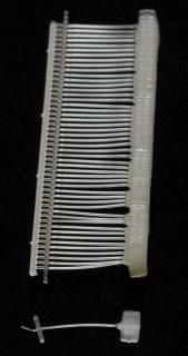 Splinty standard, 40 mm, čiré, Tag Délka: 40 mm - sáček 1 000 ks