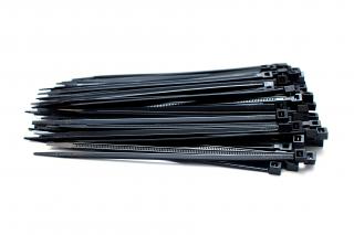Stahovací páska 3,5 x 140 mm, černá
