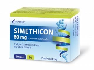 Simethicon 80 mg s olejem kmínu kořenného