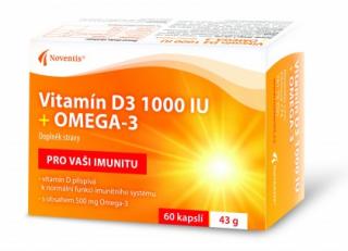 Vitamín D3 1000 IU + Omega 3
