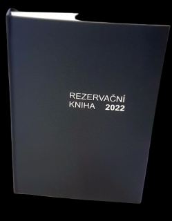 Rezervační kniha 2022, černá