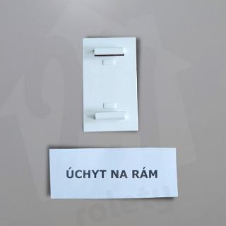Horní úchyt na rám pro neotvíratelná okna (Uchycení na rám pro neotvíratelná okna)
