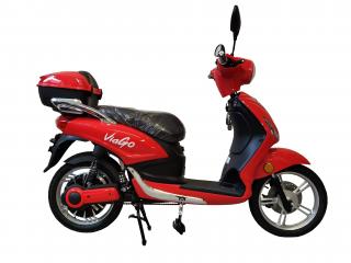 Elektro motorka ViaGo Riga 1000W bez ŘP  + BOX ZDARMA 20Ah, Červená