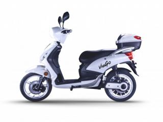 Elektro motorka ViaGo Riga 1000W bez ŘP  + BOX ZDARMA 40Ah, Bílá