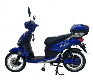 Elektro motorka ViaGo Riga 1000W bez ŘP  + BOX ZDARMA 40Ah, Modrá