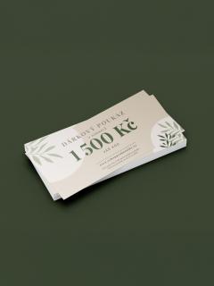 Dárkový poukaz 1500 Kč