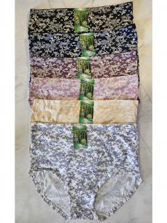 Kalhotky bambusové se vzorem 5 Velikost: 3/4xl, Barva: Latté béžová