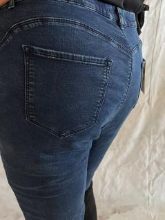 Kalhoty jeans - push up Velikost: 30, Barva: Modrá tm