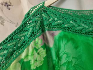 Luxusní maxi šaty Maria Velikost: Universální, Barva: Zelená