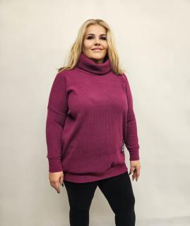 Mikina roláková World Barva: Fuchsiová