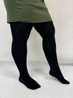 Neprůhledné černé punčochy Velikost: 3/5xl, Barva: Černá