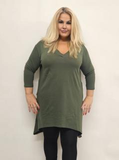 Tunika Betta Sandra Velikost: OVERSIZE, Barva: Khaki