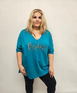 Tunika Positive Barva: Tyrkysová