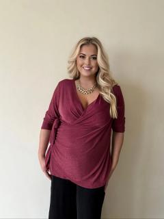 Tunika se třpytem Diana Velikost: Universální, Barva: Starorůžová