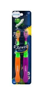 Rewell zubní kartáček pro děti Space Double Soft 2ks