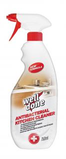 Well Done Antibakteriální čistící prostředek do kuchyně s rozprašovačem 750ml