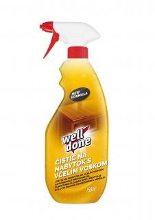 Well Done Čistící prostředek na nábytek s rozprašovačem 750ml