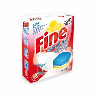 Well Done Fine 5 in 1 tablety do myčky nádobí 40ks