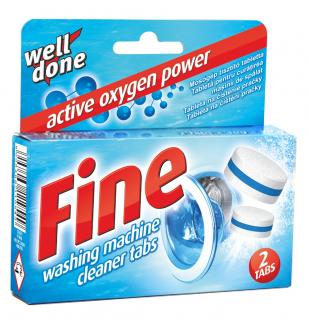Well Done Fine tableta na čištění pračky 2ks