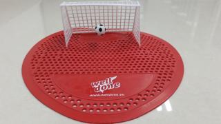 Well Done Vonné sítko do pisoáru GOAL STYLE Cherry - red