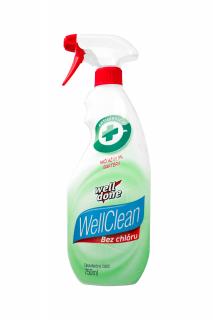 Well Done Well Clean UNIVERZÁLNÍ dezinfekční čistič bez chlóru 750ml s rozprašovačem