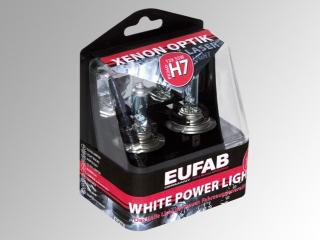 Autožárovky EUFAB H7, White Power Light - 2ks