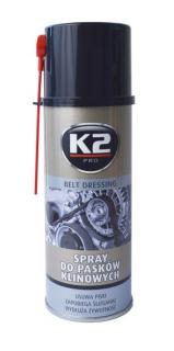 K2 BELT DRESSING 400 ml - spray na klínové řemeny