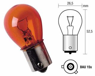 Žárovka 12V 21W oranžová FELICIA  (N10256407, 909522125A, N10256401 )