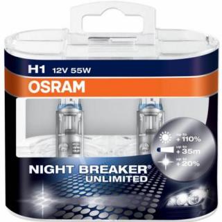 Žárovky H1 OSRAM NIGHT BREAKER UNLIMITED® (sada - 2ks)