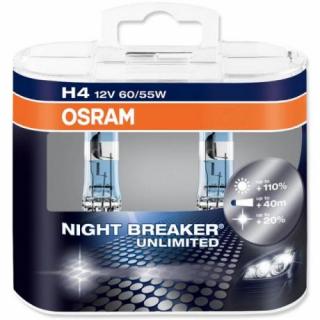 Žárovky H4 OSRAM NIGHT BREAKER UNLIMITED® (sada - 2ks)