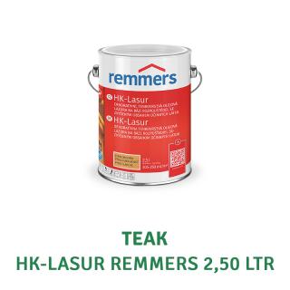 HK-LAZURA NA DŘEVO REMMERS, TEAK 2,50 LTR