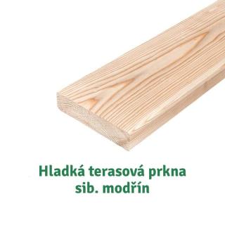 Hladká terasová prkna 20x140x4000 ABC, sibiřský modřín - 620 Kč/m2  bez DPH  (1 ks = 0,56 m2  = 347,2 Kč bez DPH)