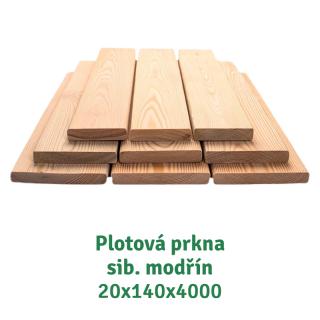 Plotová prkna 20x140x4000 ABC, sibiřský modřín - 86,8 Kč/bm  bez DPH  (1 ks = 4 bm = 347.2 Kč bez DPH)