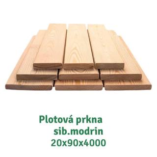 Plotová prkna 20x90x4000 ABC, sibiřský modřín - 60 Kč/bm bez DPH (1 ks = 4 bm = 240 Kč bez DPH)