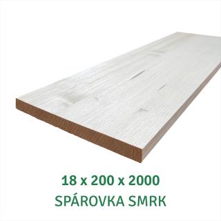 Spárovka; 18X200X2000; AB; smrk; průběžná (severský smrk 529 Kč/m2 bez DPH)