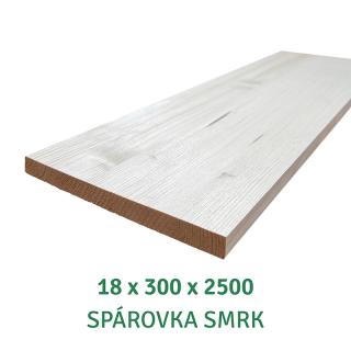 Spárovka; 18X300X2500; AB; smrk; průběžná (borovice 540 Kč/m2 bez DPH)