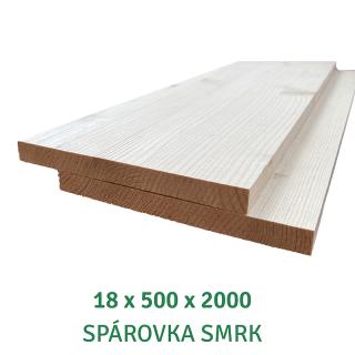 Spárovka; 18X500X2000; AB; smrk; průběžná (severský smrk 529 Kč/m2 bez DPH)