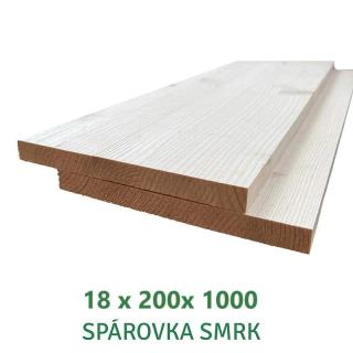 Spárovka FIX 18x200x1000 AB, smrk  - 442 Kč/m2 bez DPH ( 1ks = 0,2 m2 = 88,40 Kč  bez DPH)