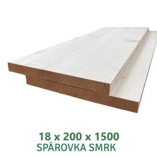 Spárovka FIX 18x200x1500 AB, smrk  - 442 Kč/m2 bez DPH ( 1ks = 0,3 m2 =  132,6 Kč  bez DPH)