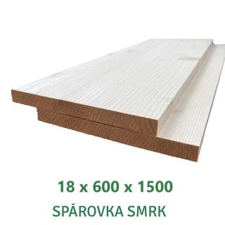 Spárovka FIX 18x600x1500 AB, smrk - 442 Kč/m2 bez DPH (1ks = 0,9 m2 = 397,80 Kč bez DPH)